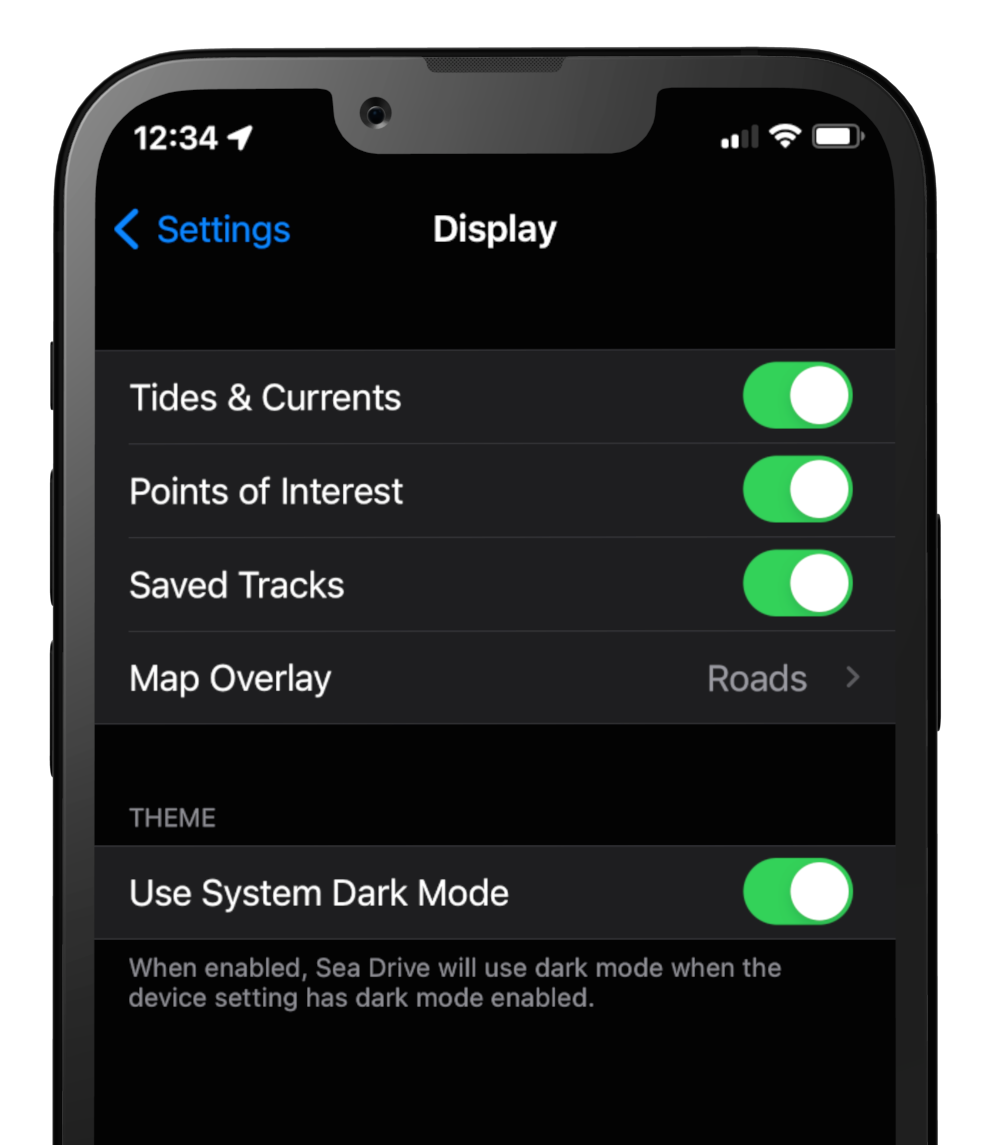 Enabling Dark Mode in the Settings