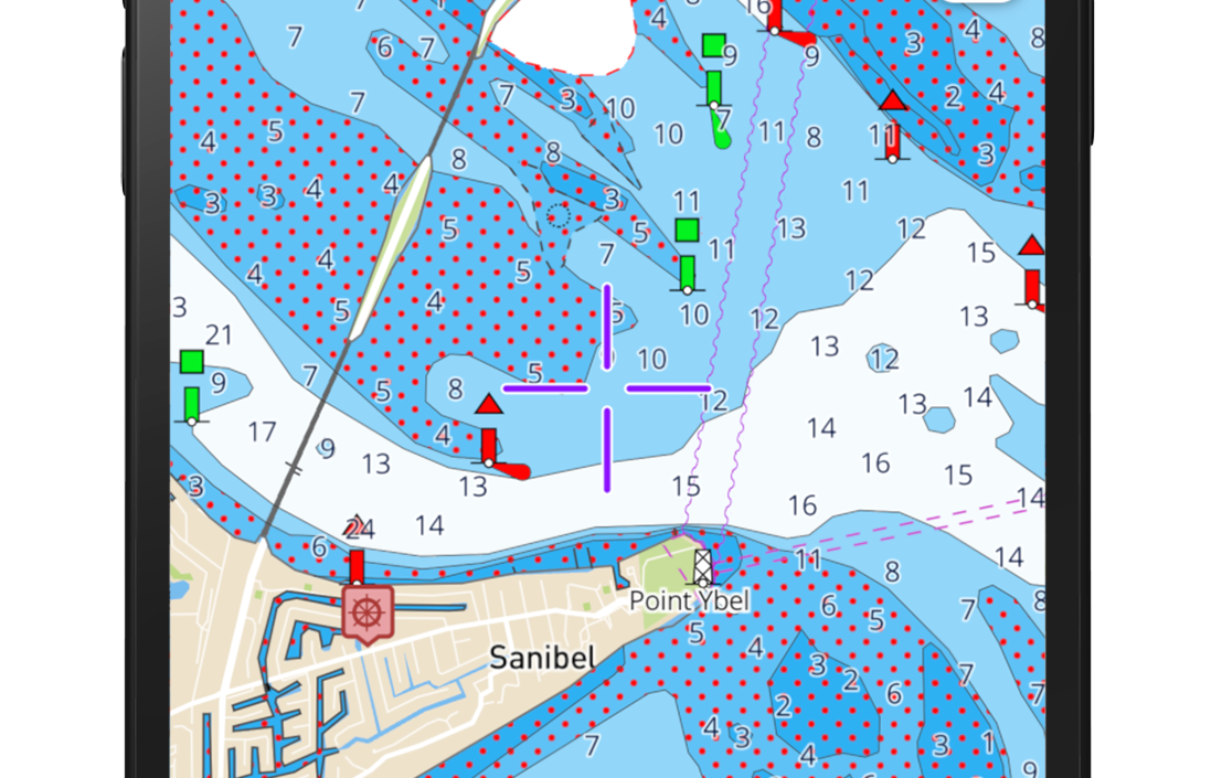 An example chart view with the Depth Shading set