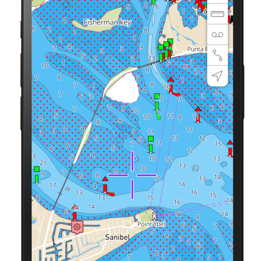 An example chart view with the Shallow Depth set